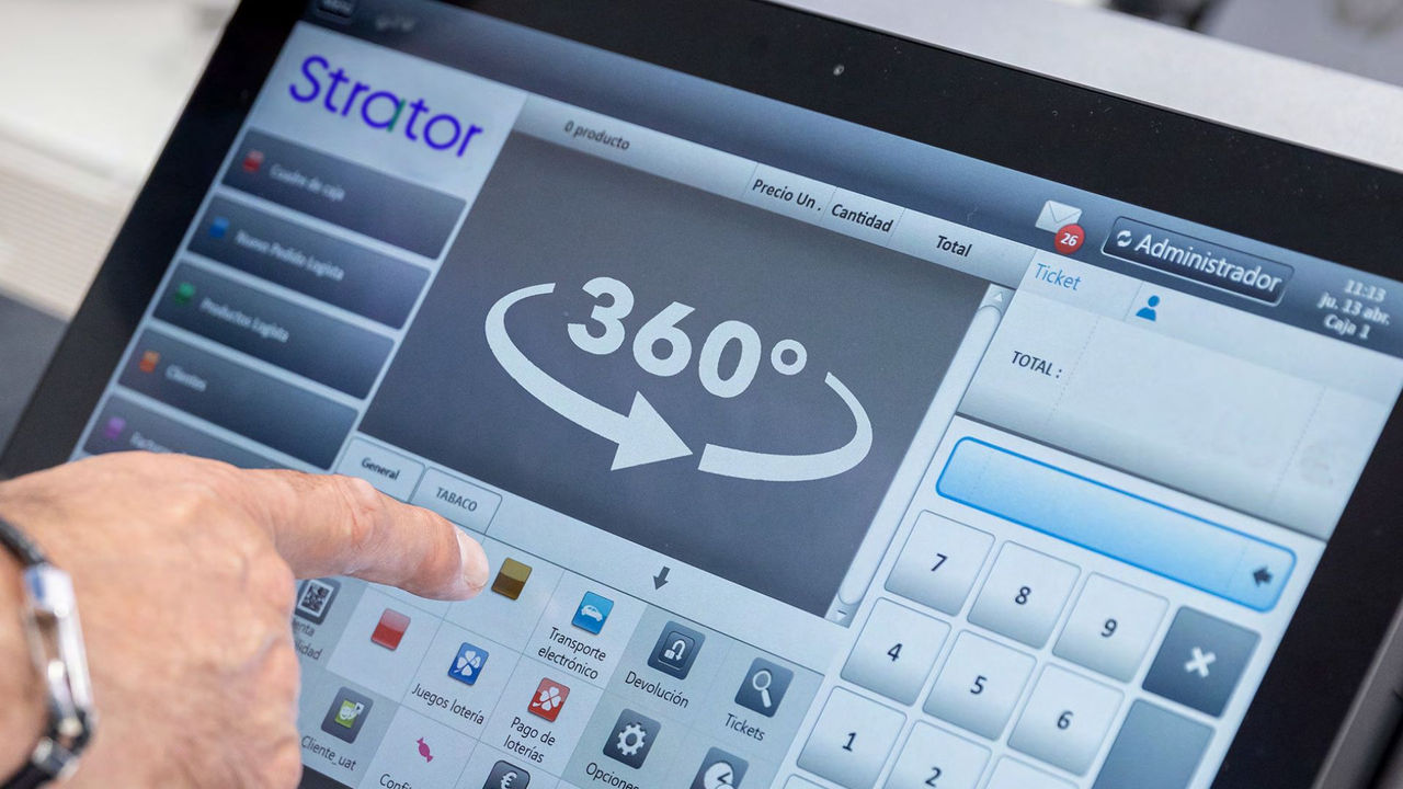 Imagen ilustrativa del software Strator para comercios