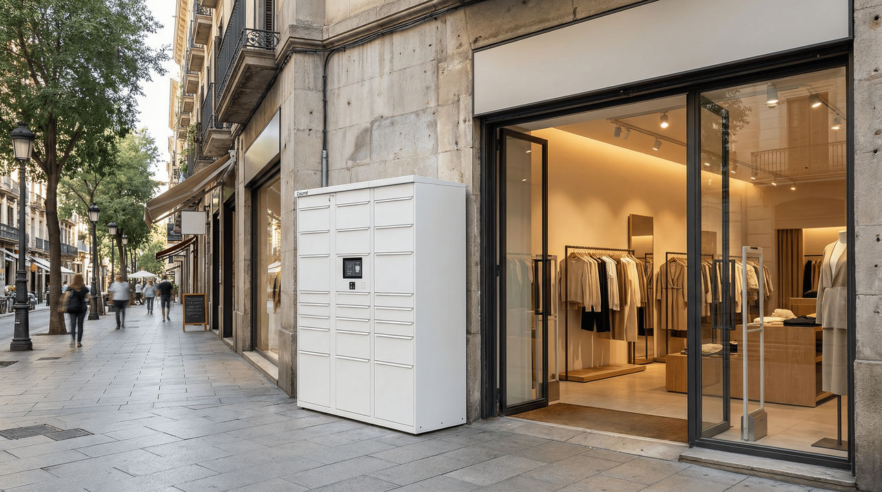 smart lockers para retail